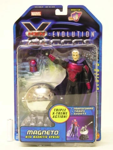 TOYBIZ X-MEN:EVOLUTION MAGNETO with MAGNETIC SPHERE Figure Cover