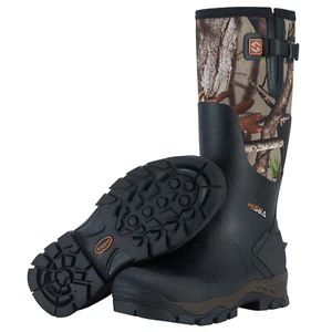 HISEA Men's Neoprene Rubber Hunting Boots Insulated Muck Working Rain Snow Boots - Picture 1 of 47