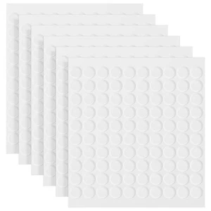600 Pcs Double Sided Tape Adhesive Removable Glue Point - Picture 1 of 11