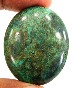 83,20 ct Natürlicher Tibetischer Türkis Edelstein Stein Cabochon Draht Wickelstein - 25170 - Bild 1 von 2