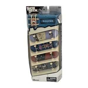 Vintage Tech Deck Spielzeug Maschine 4er Pack Griffbretter Komplettset Neu Versiegeltes Paket - Bild 1 von 10