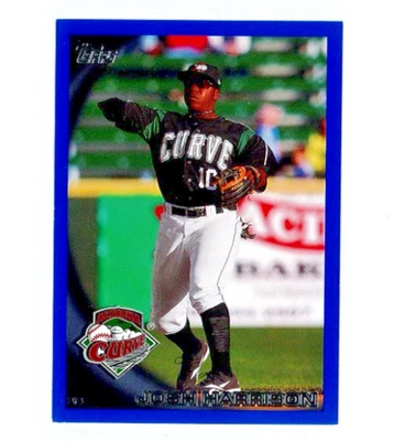 2010 Topps Pro Debut - Josh Harrison RC #338 Blue Parallel #'d /369 Pirates! - Image 1 of 2