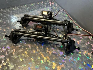 Axial Capra 4WS 1.9 Unlimited Trail Buggy Front Rear Portal Axles Steering Set - Picture 1 of 6