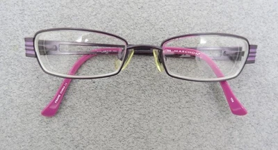 Marcos de gafas Marchon flexibles mate púrpura rectángulo borde completo usados Foto 1 de 4