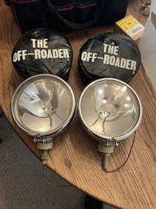 Vintage Dick Cepek Baja Proven Lights 6” Off Road Driving Lights Set Of 2 - Picture 1 of 3
