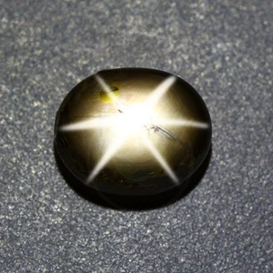 5.41 Cts_Loose Great Gemstone_100 % Natural Unheated Black Star Sapphire - Picture 1 of 3
