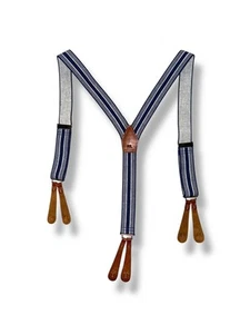 Tirantes elásticos de colección doble RL RRL Ralph Lauren azul marino - Imagen 1 de 7