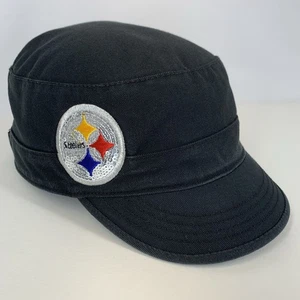 Pittsburgh Steelers Hat Womens Black '47 NFL Football Strapback OSFA Cadet Cap - Picture 1 of 16