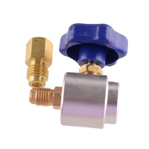 Selbstdichtend R134A A/C Kanister Ventil Kältemittelspender Adapter - Picture 1 of 5