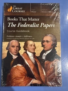 The Great Courses Books That Matter Federalist Papers 2-DVD Set Guidebook NEW - Picture 1 of 12