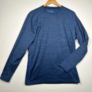 Under Armour T-Shirt Blau Cold Gear Größe M Langarm - Bild 1 von 7