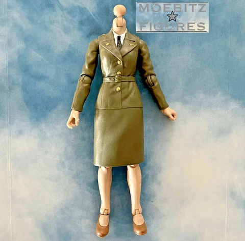 Peggy Carter Marvel Legends military BUCK / BODY custom fodder Captain America Cover