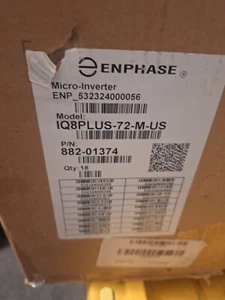 Brand New Box Of 18 Enphase Iq8plus open box never used - Picture 1 of 3
