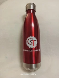 GROENDYKE Transport Water Bottle Stainless Steel  17oz. Water Bottle Gym Sport - Picture 1 of 6