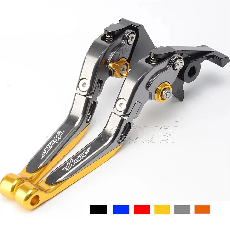 For Honda Hornet CB599 CB600 CB919 CNC Adjustable Extendable Clutch Brake Levers - Image 1 of 4