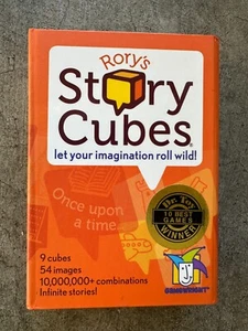 Rory’s Story Cubes  Original 9 Cubes, 54 Images Orange Gamewright Dr. Toy Winner - Picture 1 of 3