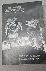 West Virginia Conservation Issue May 1957 Coal, Trout, May Apple, Fairfax Stone - Imagen 1 de 15