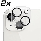 2x Apple iPhone 13 Panzerfolie für Kamera Hartglas Echtglas Cam SchutzGlas Full