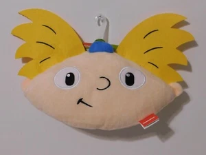 Nickelodeon Hey Arnold Figurenkopf 8 Zoll Plüsch mit Quietscher Plüschtier Hundespielzeug - Bild 1 von 4