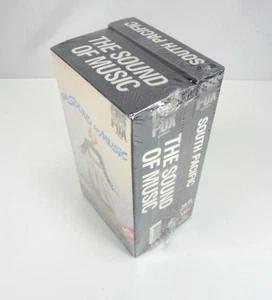 South Pacific + The Sound Of Music VHS Sealed Together! CBS/Fox Watermarks Rare - Picture 1 of 11