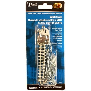 Wright Products, V11 Zinc Plated Door Wind Chain Retainer, 038462005905 - Picture 1 of 7