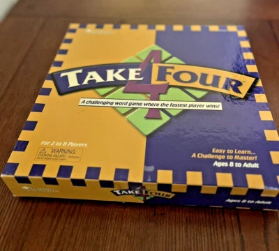 Take 4 Four - Family Word Board Game By Learning Resources - Ages 8+ COMPLETE - Image 1 of 4