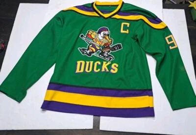 Camiseta deportiva de hockey Charlie Conway Mighty Ducks #96 Headgear Classics talla M  Foto 1 de 4