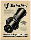 1925 BASCO Briggs &amp; Stratton Ad: Model B Automobile Horn - Milwaukee, Wisconsin