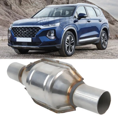 Para Hyundai Santa Fe 2" conversor catalítico com escudo térmico aço inoxidável EPA - Imagem 1 de 4