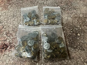 Board Game Metal Coins - Dragon and Gnome Themed (Four Sets) - Picture 1 of 6