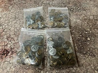 Board Game Metal Coins - Dragon and Gnome Themed (Four Sets) - Image 1 of 4