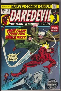 Daredevil #116 BLACK WIDOW !!-MCU Movie!! 1974 BARGAIN reader grade!!! - Picture 1 of 5