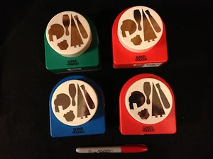 CHOOSE A COLOR~SUPER JUMBO MULTI SPORTS PAPER PUNCH-ship free - Picture 1 of 3