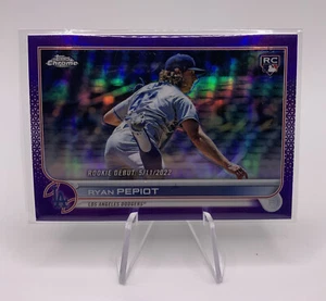 RYAN PEPIOT 2022 Topps Chrome Update Baseball Purple Refractor Rookie Debut & RC - Picture 1 of 2