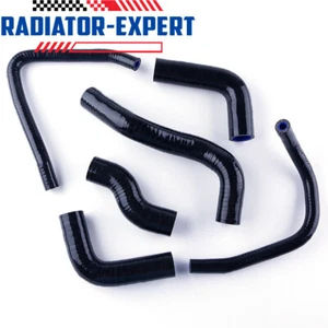 Kit de tubo de refrigerante de manguera de silicona para radiador negro KAWASAKI Z1000 2003-2006 - Imagen 1 de 11