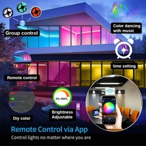 Creative 5050 LED Strips Light Flexible Wi-Fi SMD Waterproof Bluetooth wireless - Picture 1 of 12