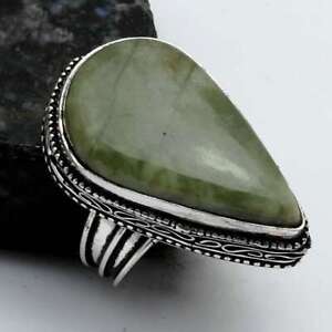 Larsonite Jasper Gemstone  Antique Design Ring Jewelry US Size-5.75 AR 31170
