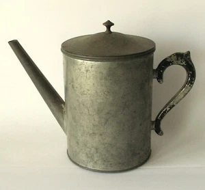 Antique tin country stove cook-top percolator coffee pot rustic Americana - Picture 1 of 6