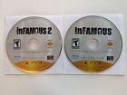 inFamous Collection 1 and 2 DISCS ONLY (Sony PlayStation 3, 2012) ps3 - tested