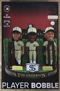 White Sox Field Of Dreams Bobblehead Tim Anderson Jose Abreu Yoan Moncada VHTF! - Picture 1 of 1