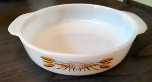 Casseruola/piatto torta rotondo vintage Fire King Anchor Hocking GRANO 8" #450 USA! - Foto 1 di 5