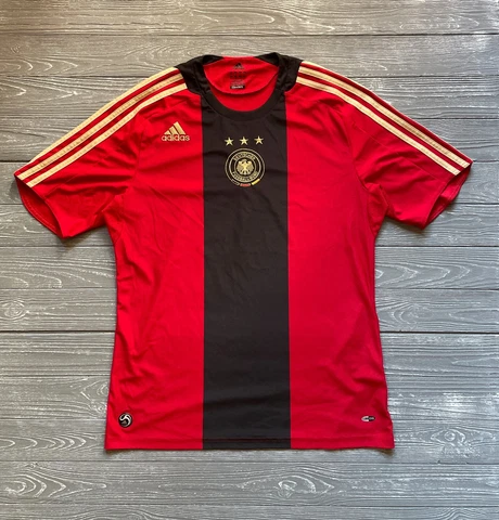 GERMANY 2008/2009 AWAY FOOTBALL SHIRT SOCCER JERSEY ADIDAS 613850 SIZE M Cover