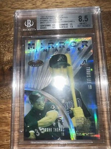 1997 Bowman's Best T. Lee Frank Thomas Bagwell Mirror Image Inverted BGS 8.5 - Picture 1 of 5
