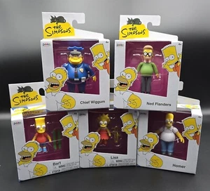 Jakks Pacific 2024 The Simpsons 2.5" Homer Bart Lisa Ned Flanders Chief Wiggum - Picture 1 of 13