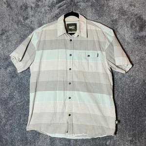 Howler Bros Shirt Mens Large Striped Colorblock Short Sleeve comfort Casual - Picture 1 of 8