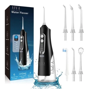All-in-1 Water Flosser Cordless & Electric Toothbrush - Braces Flossers with ... - Picture 1 of 8
