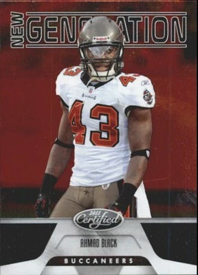 2011 Certified #153 Ahmad Black RC /999 - FB - Image 1 of 2