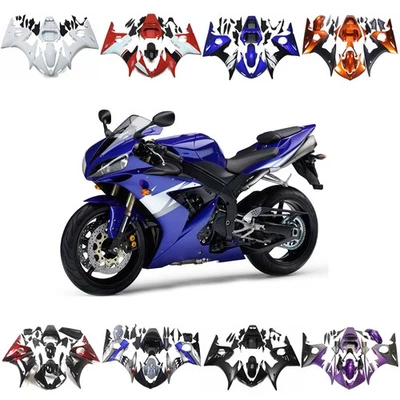 ABS Plastic Bodywork For Yamaha YZF R6 2003 2004 2005 R6S 2006-2009 Fairing Kit - Image 1 of 4