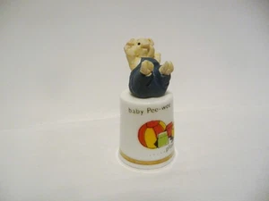 THIMBLE BIRCHCROFT CHINA GREAT BRITAIN "BABY PEE-WEE...PLAYS ALL DAY " - Picture 1 of 5