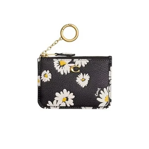 Portafoglio Coach donna skinny nero margherita stampa floreale - Foto 1 di 4